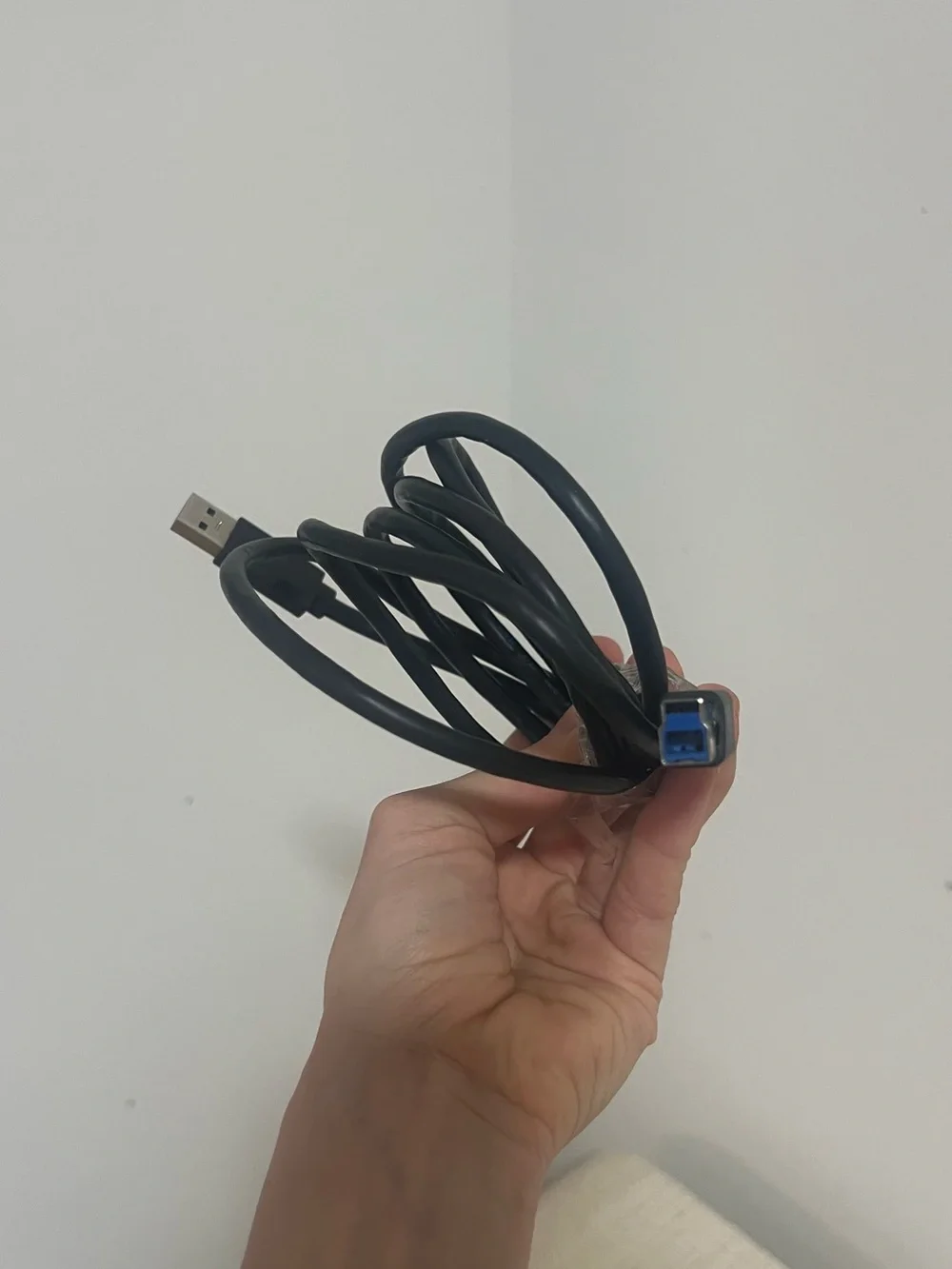 USB 3.0 A to B Cable - 6ft Black Printer/Monitor Cable - Picture 1 of 7